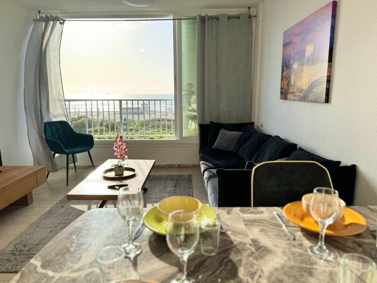 شقة Amazing Sea View Qiryat Yam المظهر الخارجي الصورة